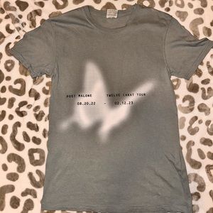 Post Malone Twelve Carat Tour shirt, size small